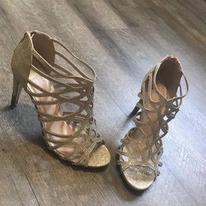 Gold heels